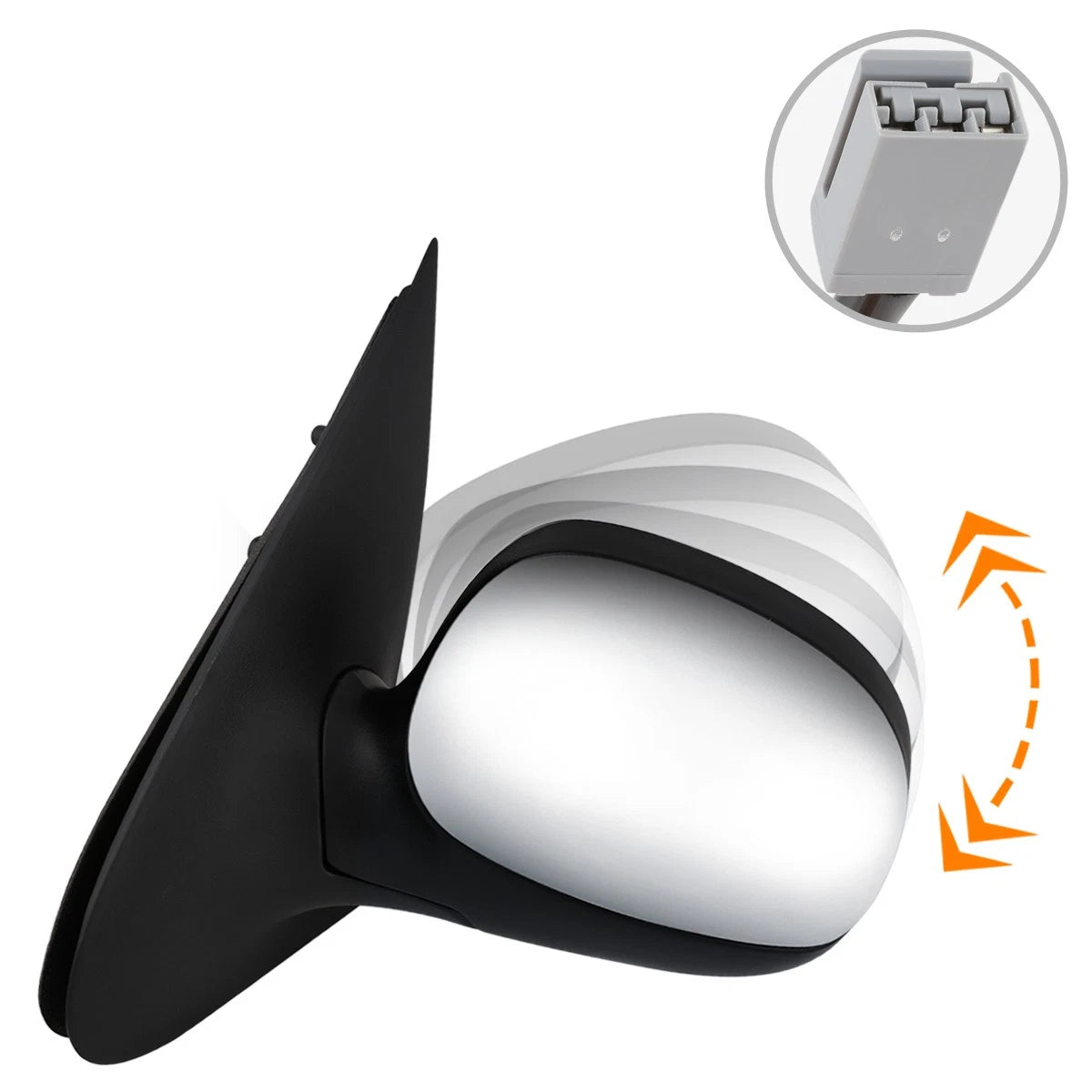 OE Style Powered Adjustable Side View Door Mirror for Ford Expedition (1997)