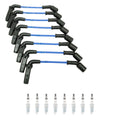 NGK Wire Set & 8 Ruthenium HX Spark Plugs for Silverado 1500 Yukon (2007–2013)