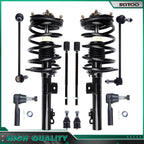 Front Struts, Sway Bar, Tie Rod, Ball Joint for Ford Taurus Mercury Sable (1996–2007)