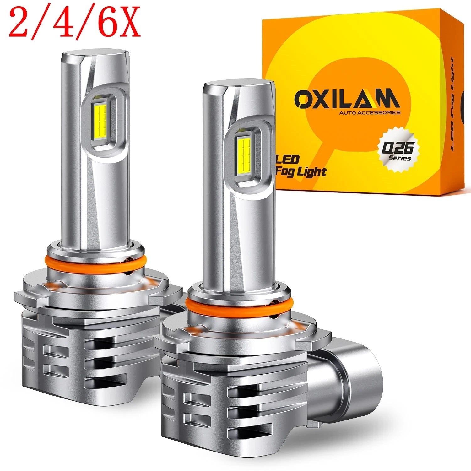 2X OXILAM 9006 LED HB4 Headlight Kit for