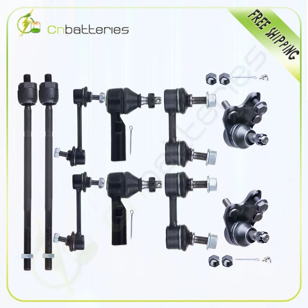 10pcs Front Suspension Ball Joint Tie Rod End Kit for Toyota Celica (1994–1999)