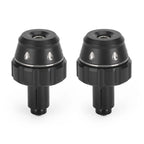 CNC Aluminum Handlebar End Weights for Motorcycle (13-18mm Inner, Black)