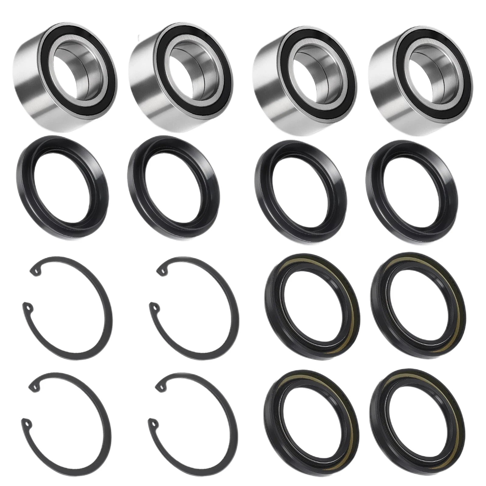 4X Rear Wheel Bearings & Seals Kit for Honda Rincon 650 TRX650FA (2003–2005)