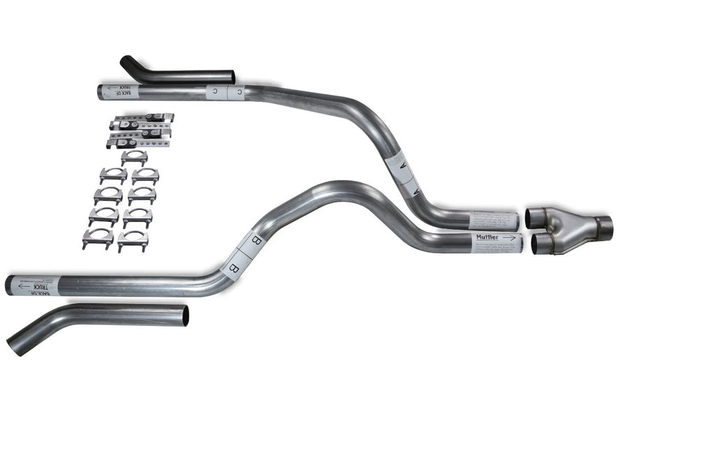 2.5" Dual Exhaust Kit Y Pipe for Dodge Dakota (1987–1996)