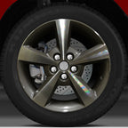 17x7 OEM Wheel (Medium Metallic Charcoal Machined Bright) for 08-12 Chevy Malibu