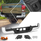 Polished Steel Rear Bumper Assembly for Toyota Tacoma (2016–2023)