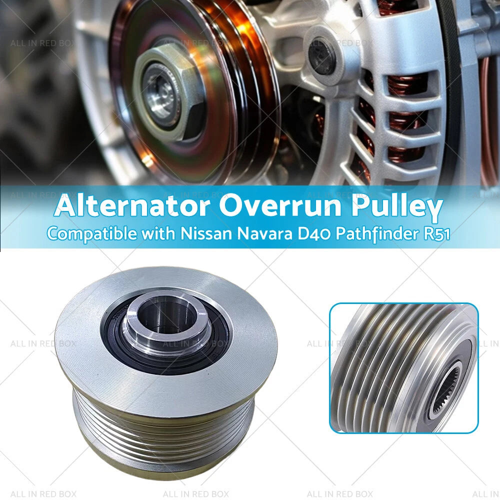 Alternator Overrunning Pulley for Nissan Navara D40, Pathfinder R51 (2005–2015)