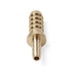 Hose Barb Fitting 1/4x1/8 Inch Brass Splicer for Water Fuel Air