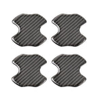 Set of 4 Carbon Fiber Door Handle Protector Film for Cars