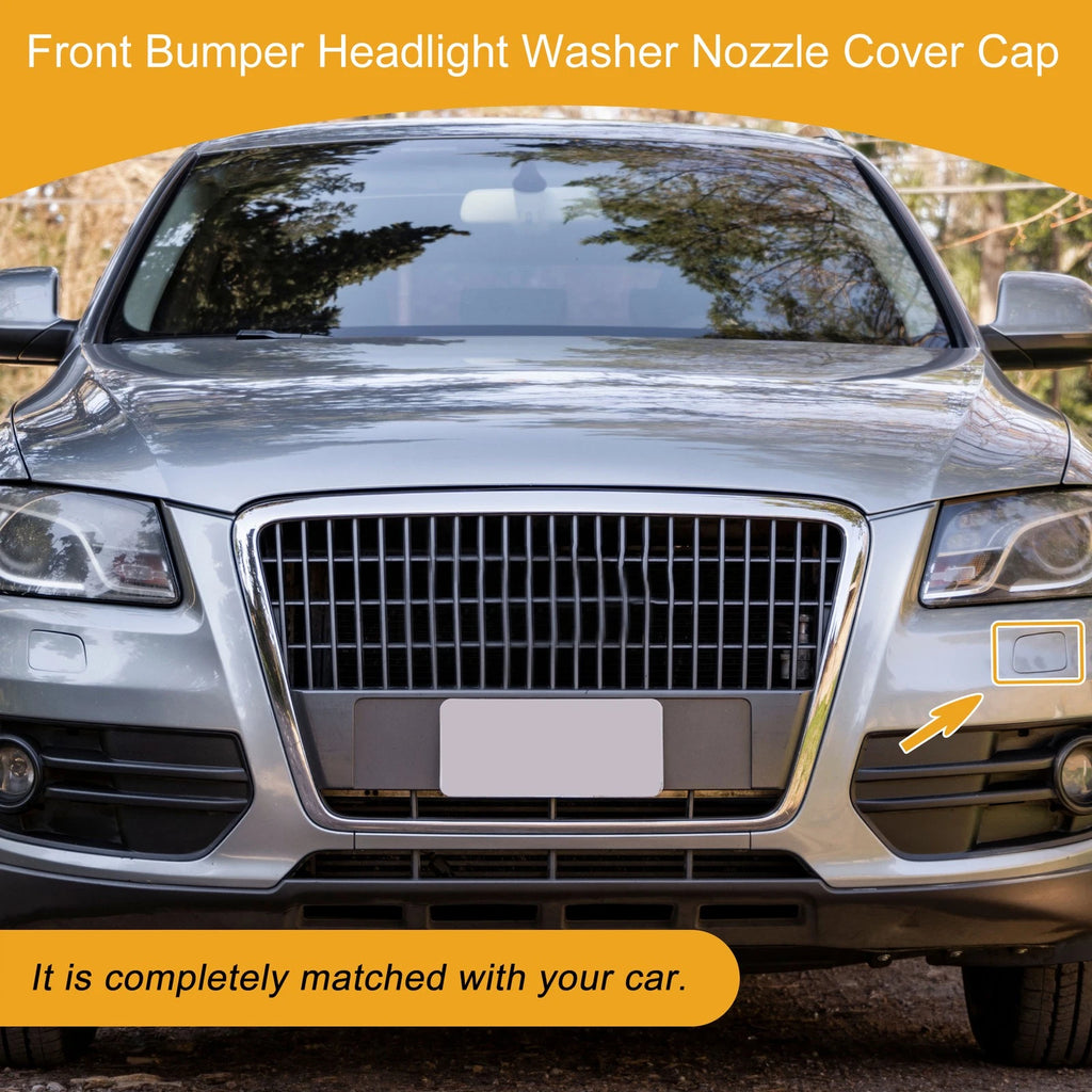 Front Left Washer Nozzle Cover Cap for Audi Q5 (2013–2017) 1 Pc White
