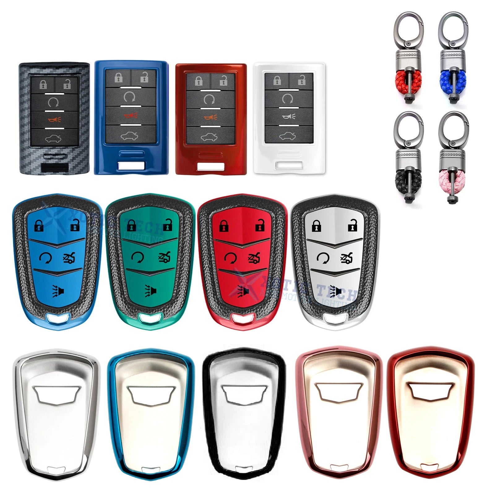 Key Fob Cover Shell Skin Accessories for Cadillac Escalade (2015–2020)