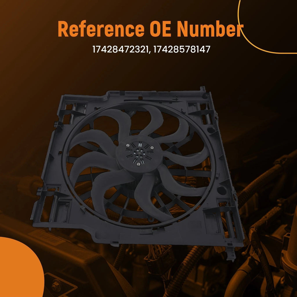 Electric Radiator Cooling Fan for BMW X3 X4 (2014–2024)
