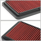 Drop-In Panel Air Filter for Porsche 928 (1978–1995) - Red