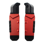 CNC Rear Passenger Footrests Foot Pegs Pedal Pads Red for Yamaha FZ1 YZF R3 (2006–2020)