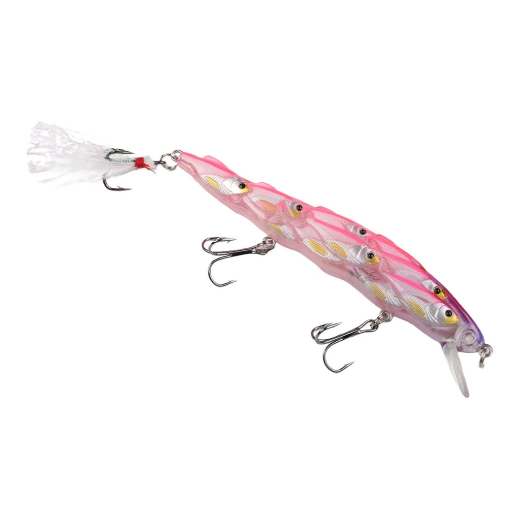 Crankbait Fishing Lures Set of 4 - Increased Noise Attraction
