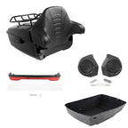 Trunk Pad Rack Brake/Turn/Tail Light Speakers for Harley Touring (2014–2026)
