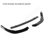 Glossy Black Front Bumper Body Kit Spoiler Lip for Toyota Camry (2018–2019)