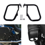 Rear Saddlebag Guard Rail Crash Bar for Harley FLST FLSTC FXST FXSTB (2000–2017)