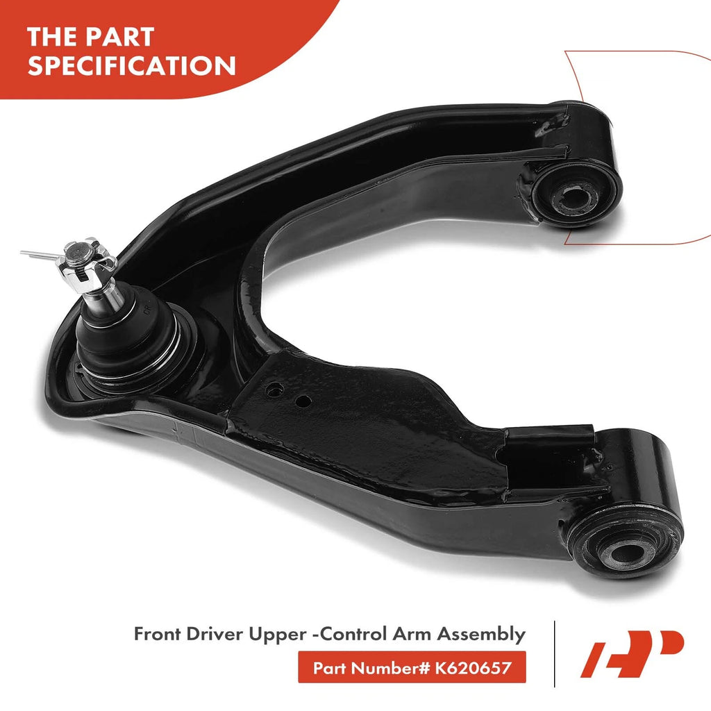 6X Front Upper Control Arm & Tie Rod for Nissan Frontier Xterra (2000-2004)