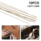 Silver Welding Rods 0.5mm for Jewelry Making (Earrings, Pendants)