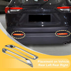 Set of 2 Rear Left Right Fog Light Cover Trim for Toyota RAV4 (2019–2025)