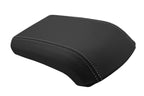 Leather Console Lid Armrest Cover for Ford Escape (2013–2016) Gray Stitch