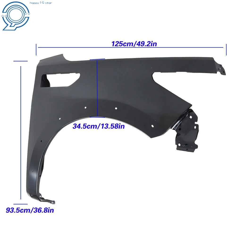 Front Right Fender Panel for Infiniti QX80 (2018-2022) Primed Steel