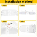 Dimmable 700LM 3 Color LED Ceiling Dome Lamp for RV Camper (12V 24V)