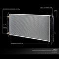 Aluminum Core Radiator for Saturn Loon/Pontiac G4 G5 (2003–2010) DPI 2608