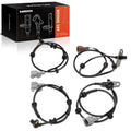 Set of 4 ABS Wheel Speed Sensors for Nissan Frontier (2005–2019)