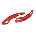 Steering Wheel Paddle Shifter Extensions for VW Golf 7, Polo, Jetta, Scirocco (2013–2021) - Red