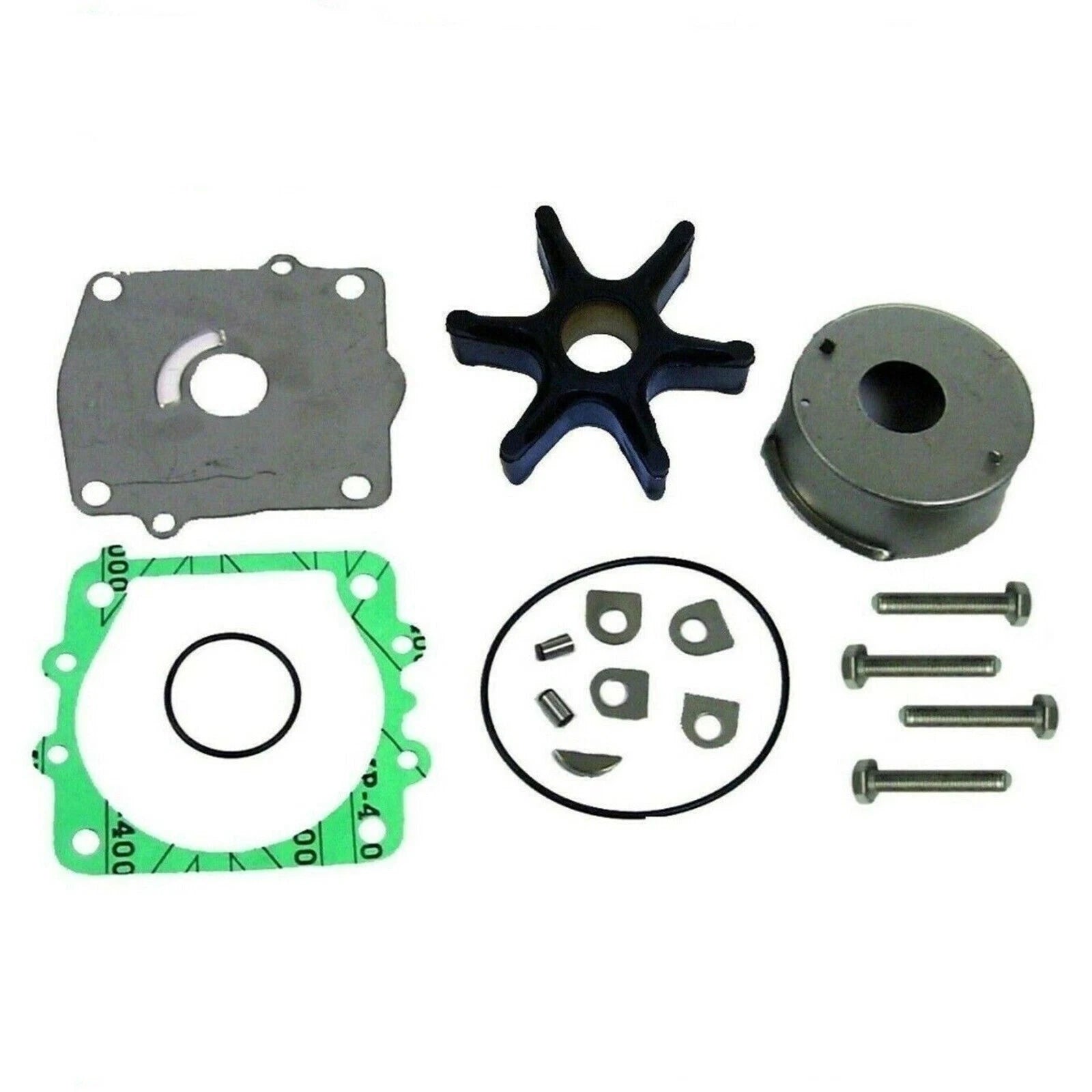 Water Pump Impeller Kit for Yamaha 115 & 130 hp V4 (rplcs 18-3312, 6N6-W0078-00-00)