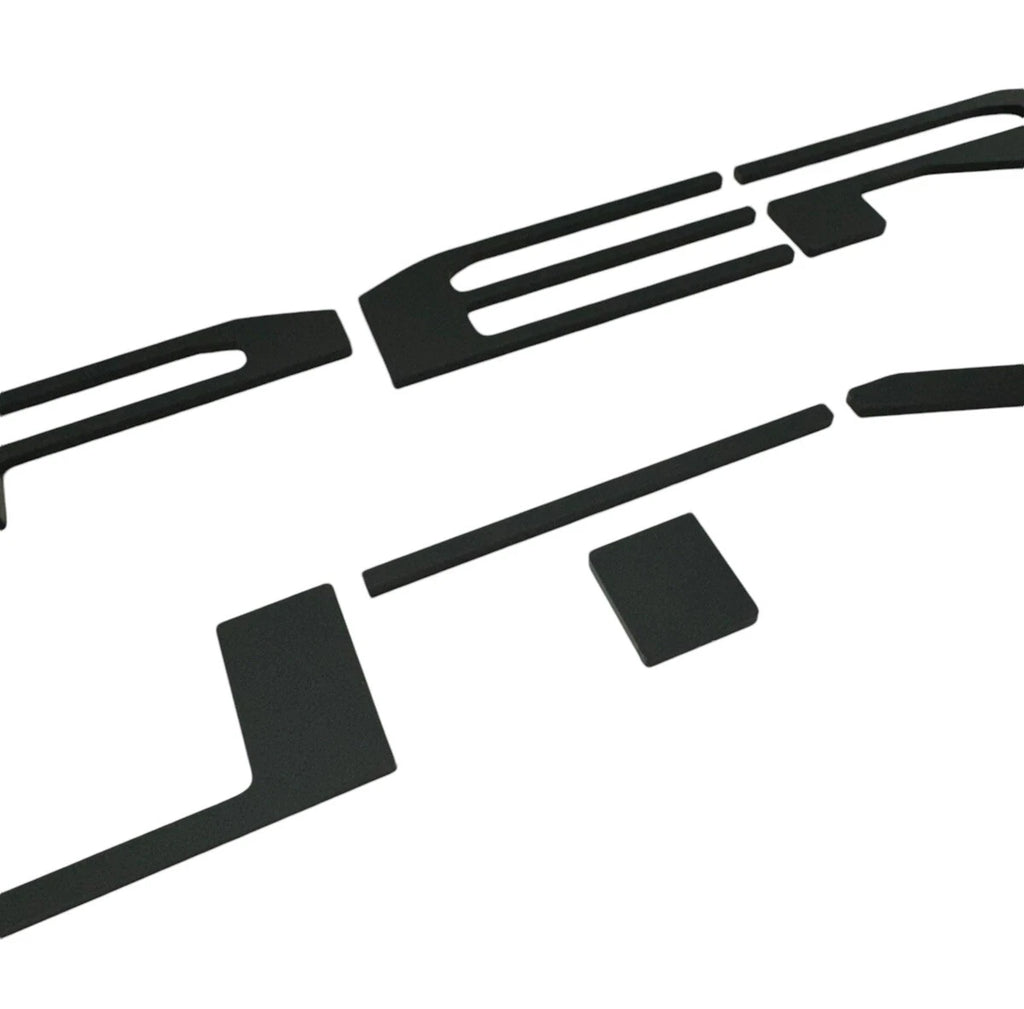Matte Black Tailgate Letters Replacement for 2023–2025 Ford Super Duty