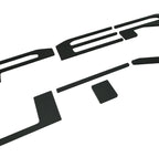 Matte Black Tailgate Letters Replacement for 2023–2025 Ford Super Duty