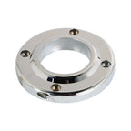 2X Chrome Steering Column Floor Mount for Universal SBC (Swivel, 2")