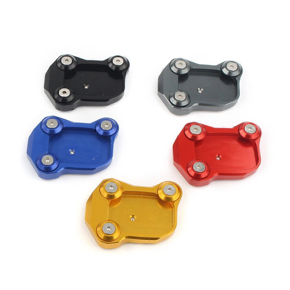 Kickstand Side Stand Extension Plate Pad for Honda CB650F CBR650F (2014–2018) Black