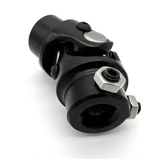 Universal Steering U Joint Replacement for Black Steel 5/8-36 to 3/4 DD (—)
