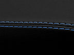 Manual Shift Boot for Acura RSX (2002–2006) Black Synthetic Leather Blue Stitch
