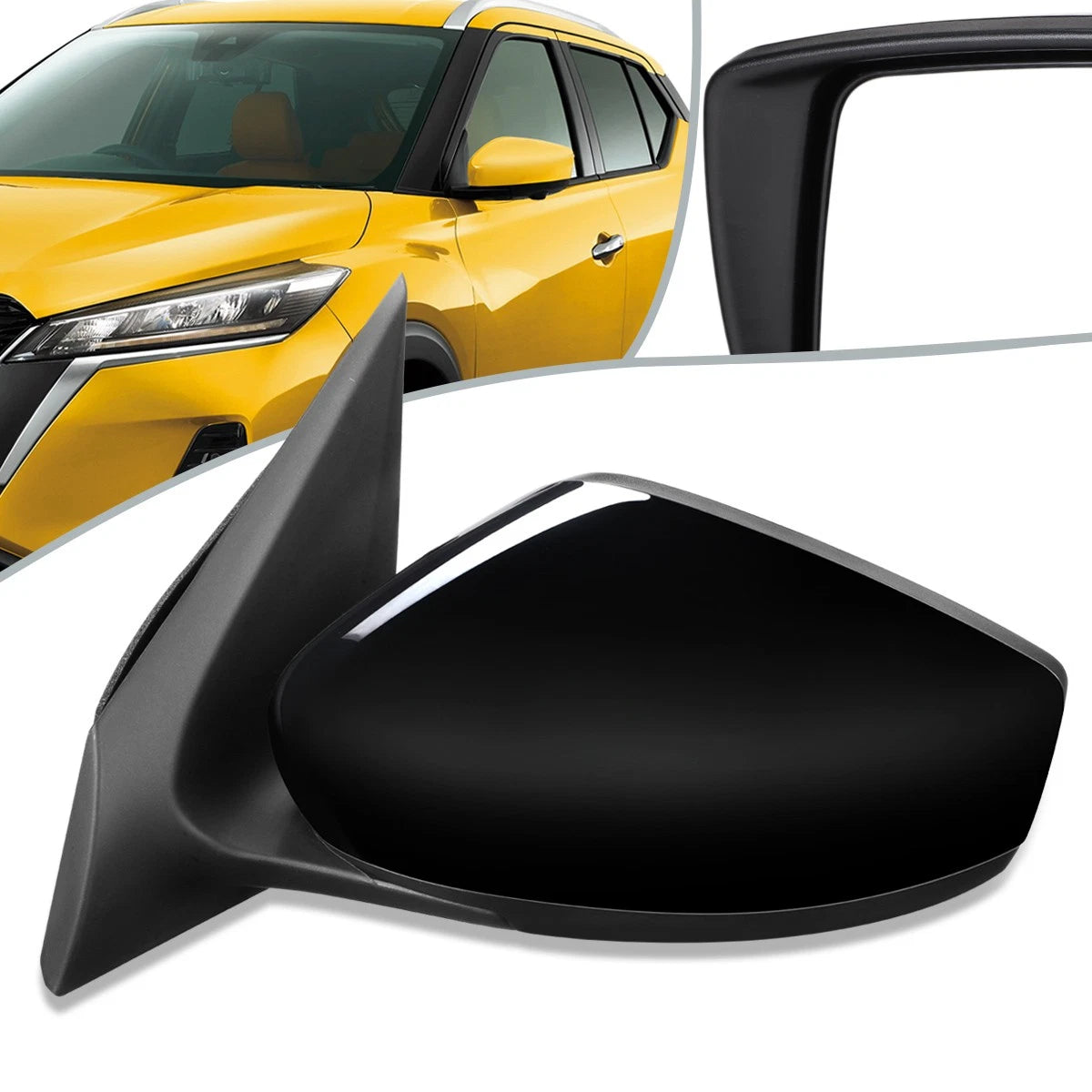 Power Adjustment Driver Side Door Mirror Left for Nissan Versa (2015–2019) NI1320257