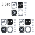 Set of 3 Carburetor Repair Kits for Stihl MS171 MS181 MS201 MS211 (RB-99 RB99)