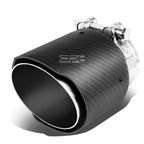 Stainless Steel Exhaust Muffler Tip 2.8" Inlet 4" Slant Outlet