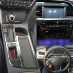 Carbon Fiber Console Stickers for Hyundai Sonata