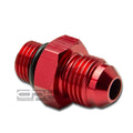 AN6 M12x1.5 Oil/Fuel Line Hose Gauge Male/Female Union Fitting Connector Red