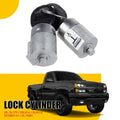 Door Lock Cylinder Set with 2 Keys for Chevy GMC Truck Suburban (1995–2000)