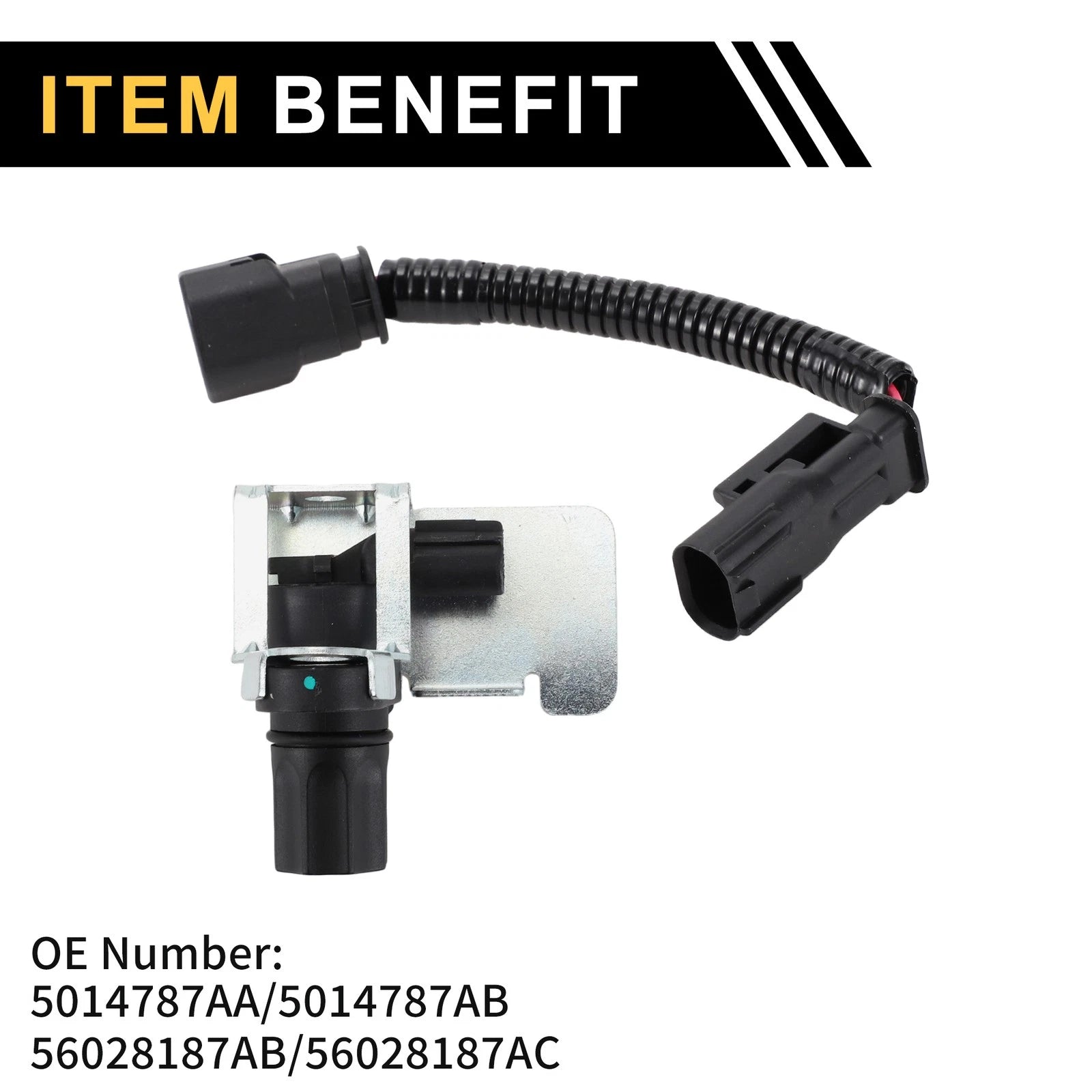 ABS Wheel Speed Sensor No. 5014787AA for Dodge Ram 1500 2500 