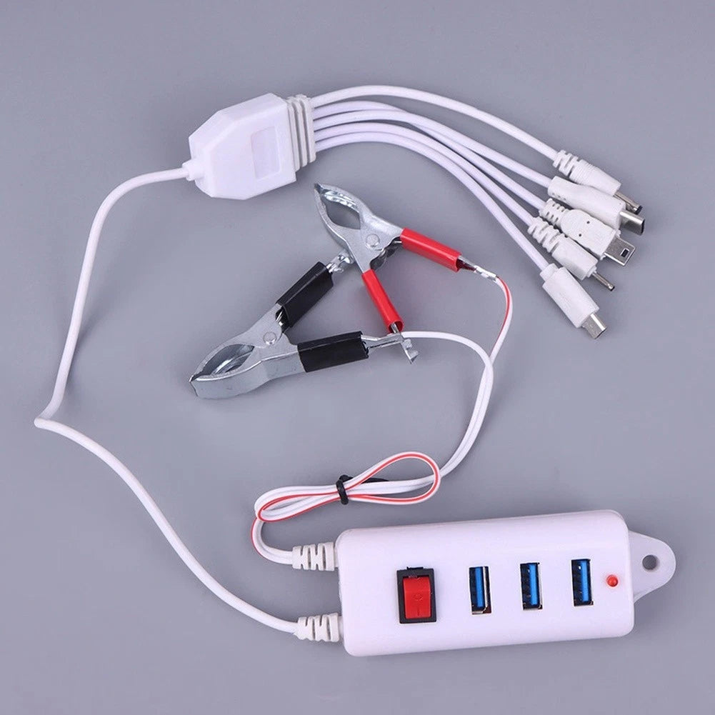 3 USB Port Car Power Adapter for Universal Use (2010–2023)