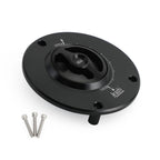 CNC Keyless Fuel Gas Tank Cap Black for Honda CBR600RR CBR1000RR (2004–2019)