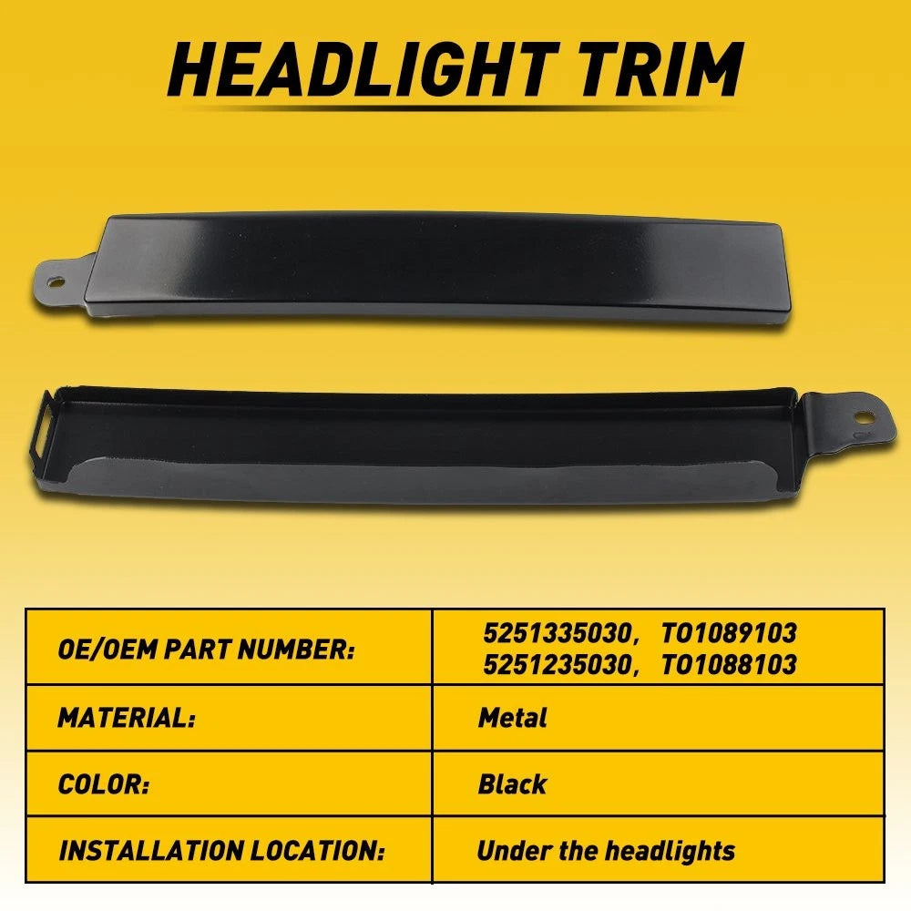 Headlight Molding Trim Set for Toyota 4Runner (1996–2001)