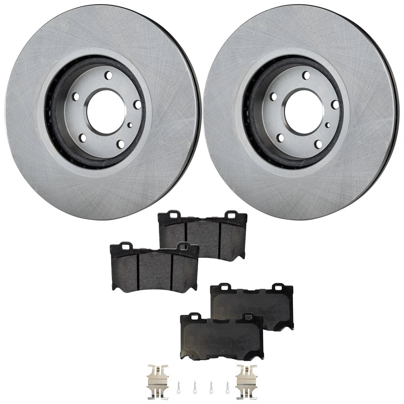 Front Brake Disc Rotors and Pads Kit for Nissan 370Z, Infiniti G37 (2010–2013)
