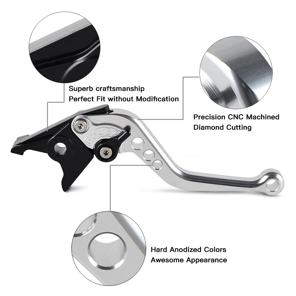Short Clutch Brake Lever for Triumph Tiger 800 XC (2011–2014), 1050 Sport (2007–2016)